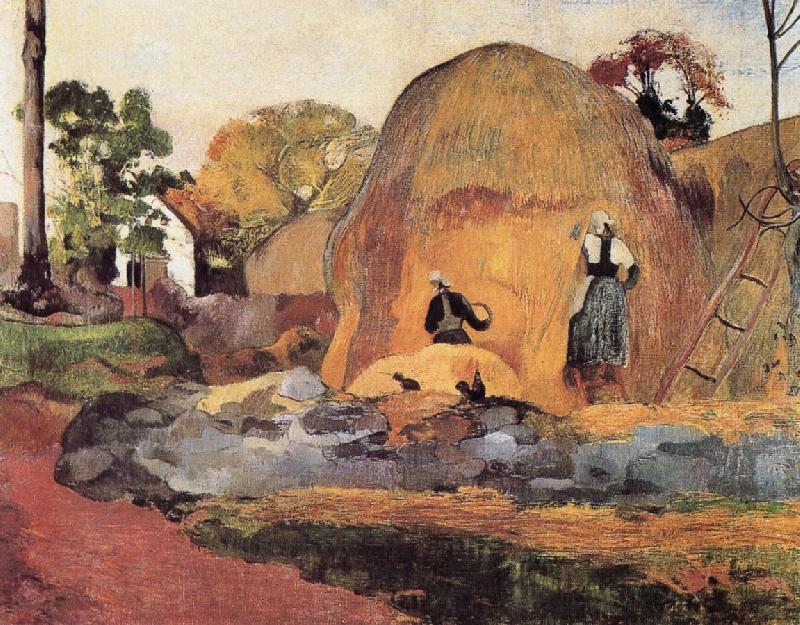 Paul Gauguin Harvest Norge oil painting art